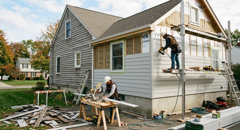 Wood Shake Siding Installation