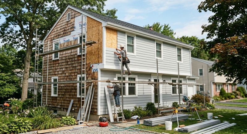 Horizontal Siding Installation in West Hartford, CT